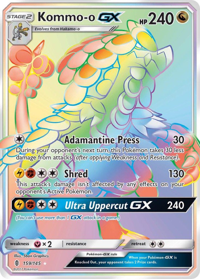 Carte Pokémon: Kommo-o GX [Ékaïser GX]