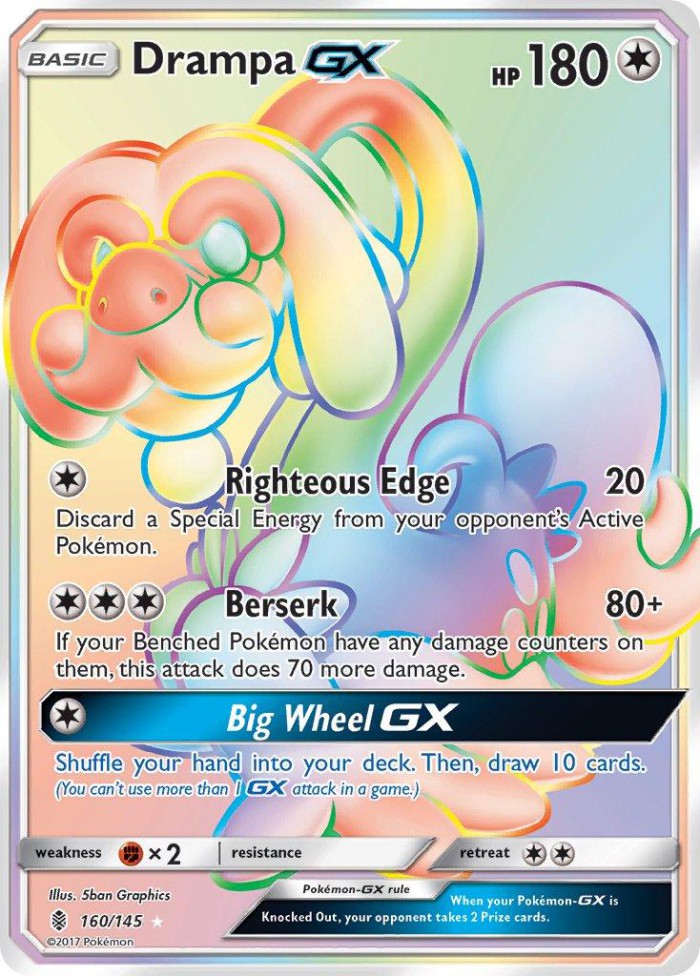 Carte Pokémon: Drampa GX [Draïeul GX]