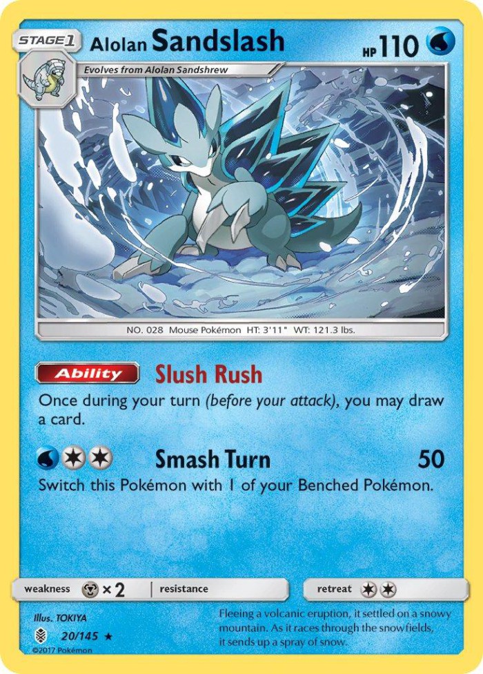 Carte Pokémon: Alolan Sandslash [Sablaireau d'Alola]