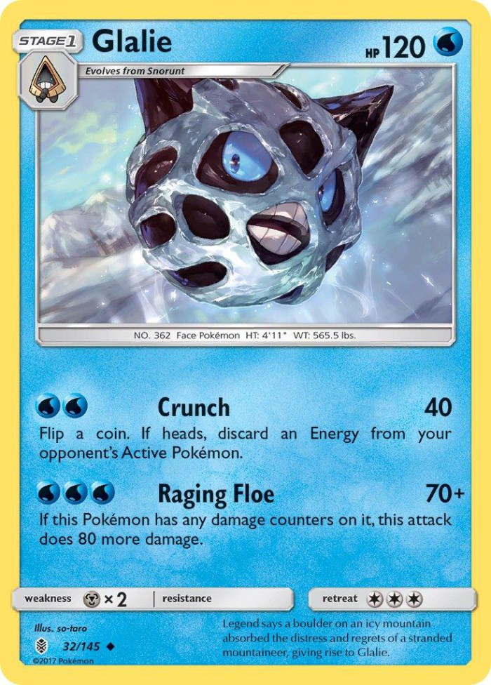 Carte Pokémon: Glalie [Oniglali]