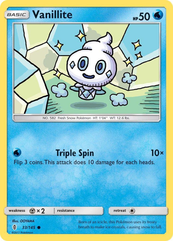 Carte Pokémon: Vanillite [Sorbébé]