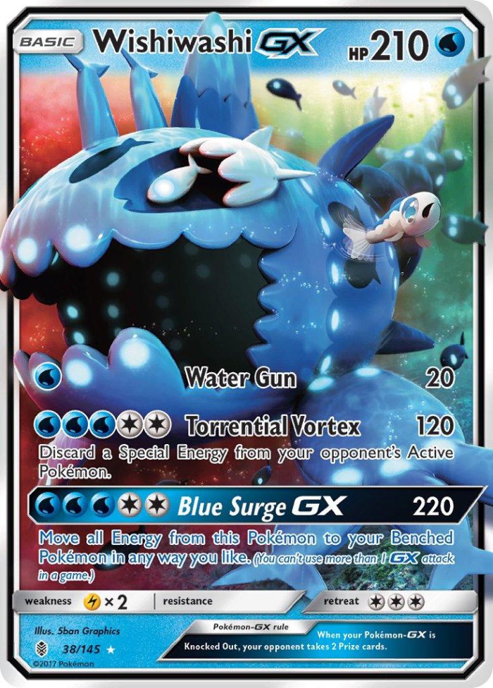 Carte Pokémon: Wishiwashi GX [Froussardine GX]