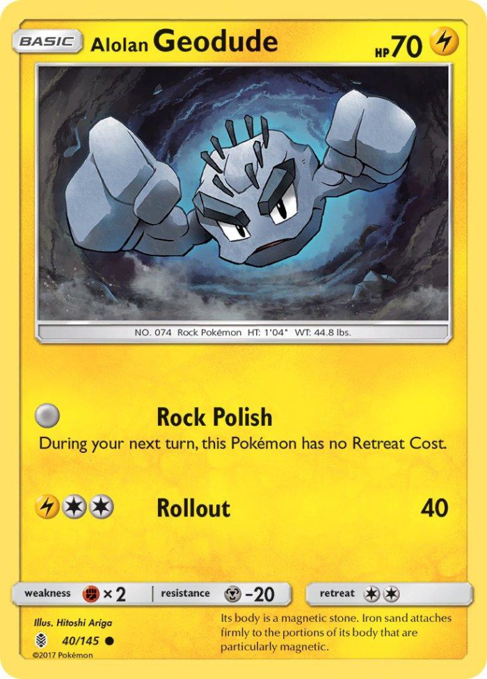 Carte Pokémon: Alolan Geodude [Racaillou d'Alola]