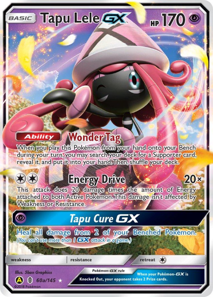 Carte Pokémon: Tapu Lele GX [Tokopiyon GX]