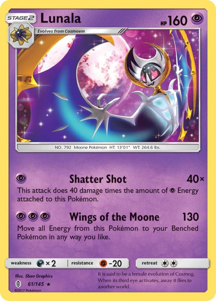 Carte Pokémon: Lunala [Lunala]