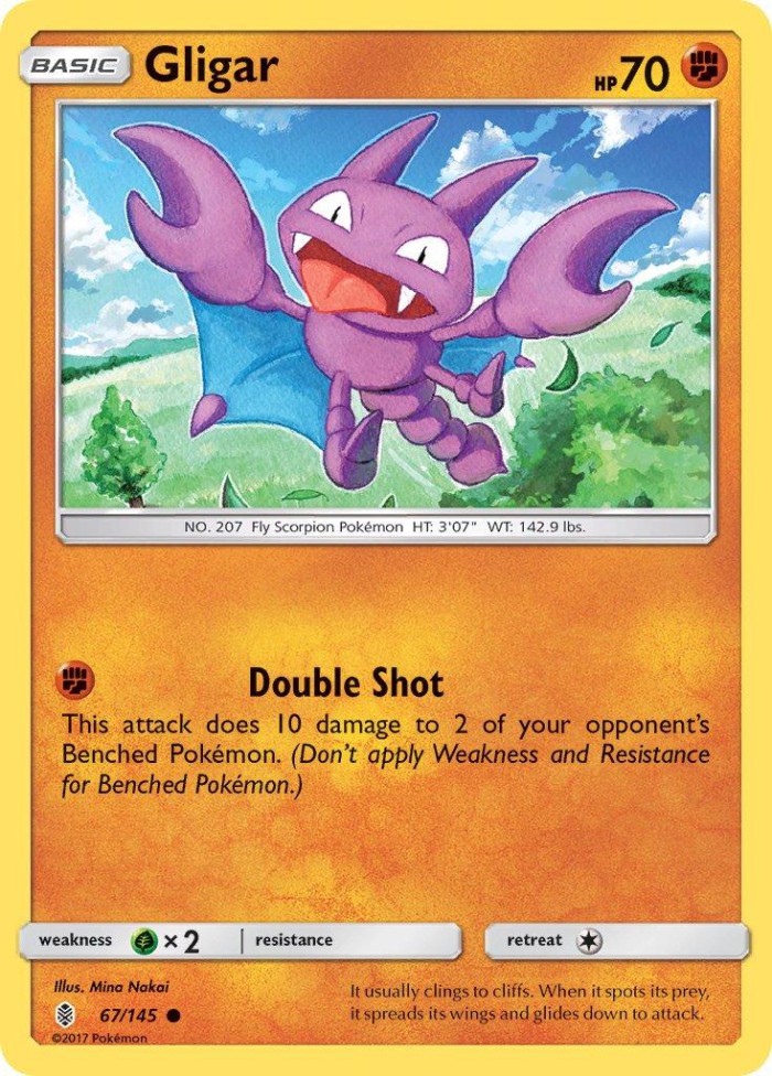 Carte Pokémon: Gligar [Scorplane]