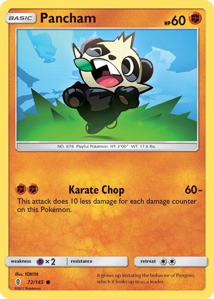 Carte Pokémon: Pancham [Pandespiègle]