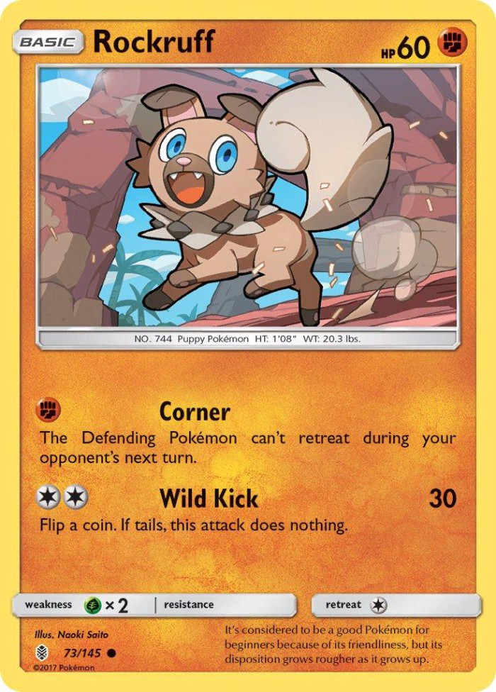 Carte Pokémon: Rockruff [Rocabot]