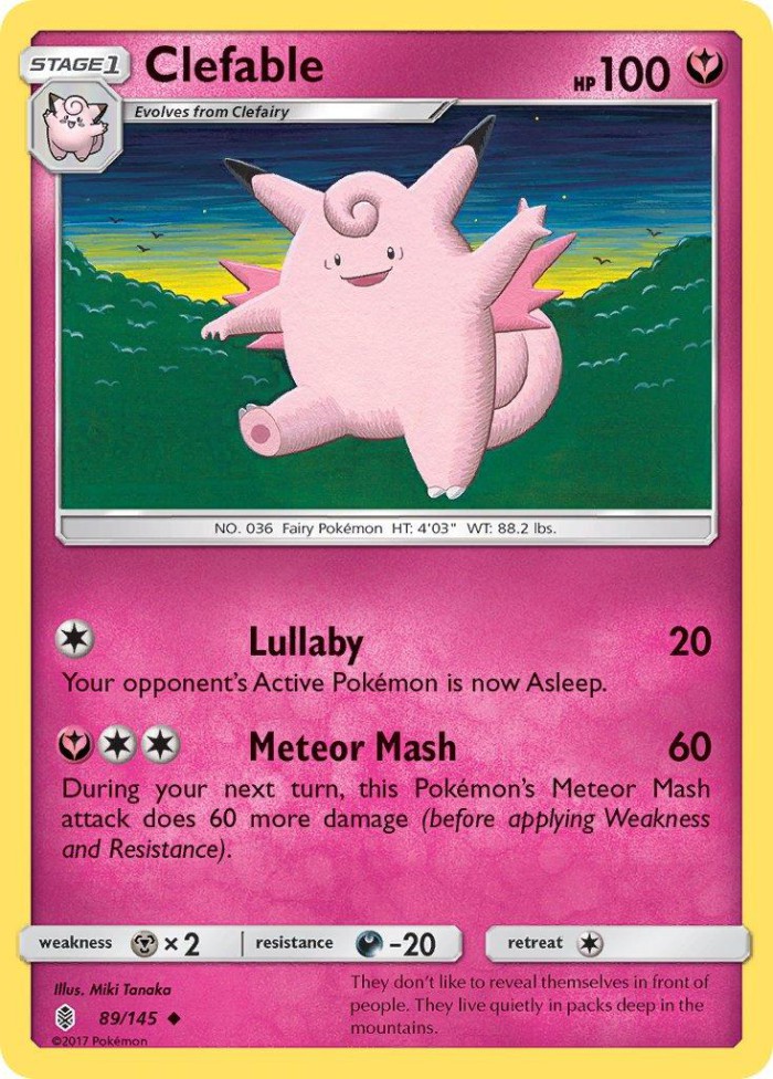 Carte Pokémon: Clefable [Mélodelfe]