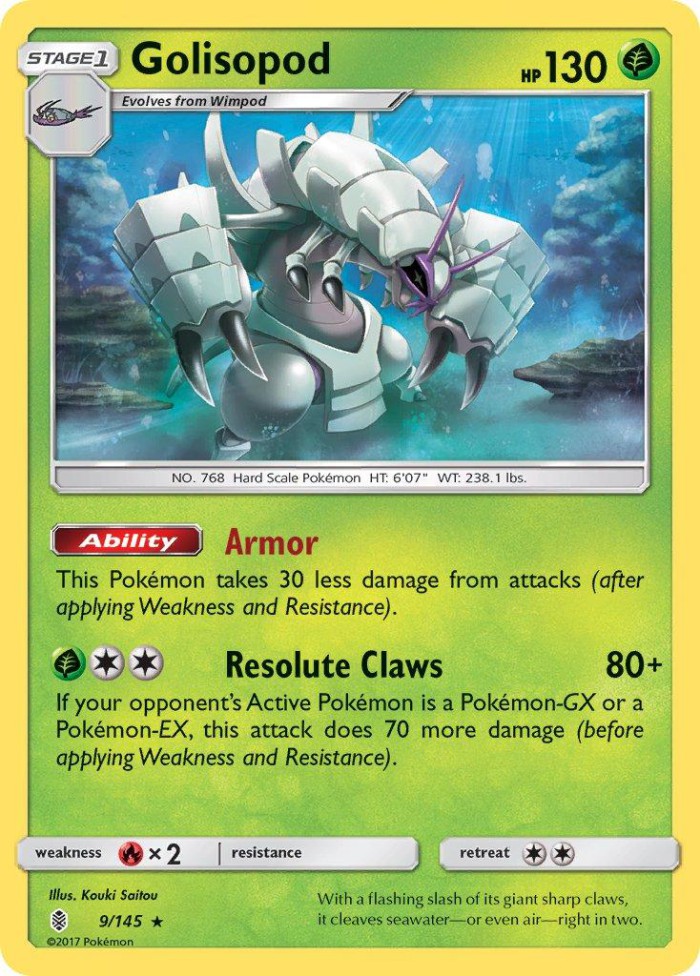 Carte Pokémon: Golisopod [Sarmuraï]