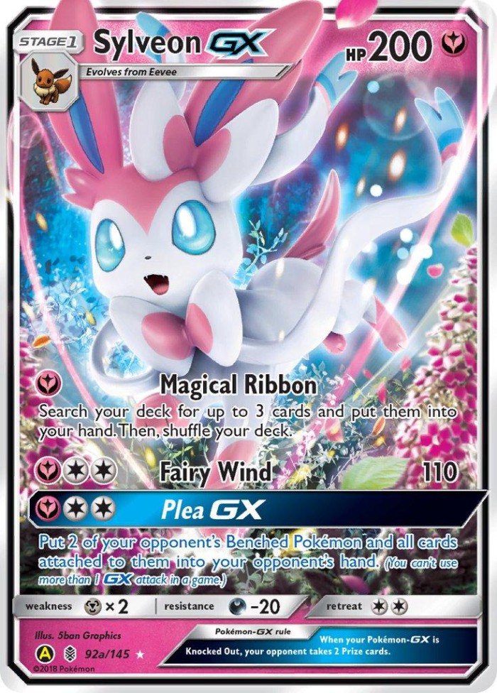 Carte Pokémon: Sylveon GX [Nymphali GX]