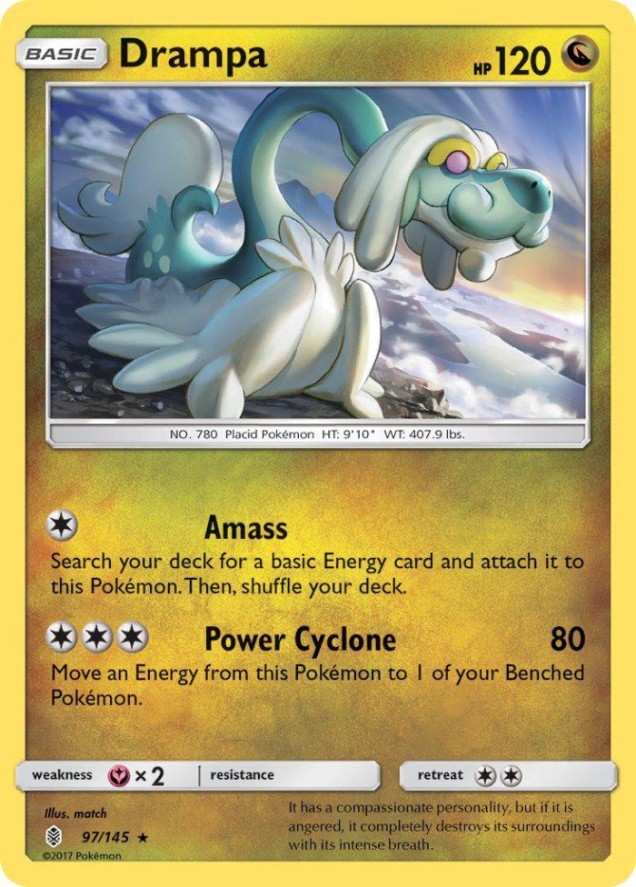 Carte Pokémon: Drampa [Draïeul]