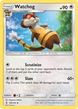 Carte Pokémon: Watchog