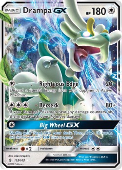 Carte Pokémon: Drampa GX