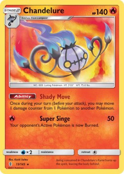 Carte Pokémon: Chandelure