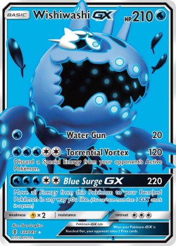 Carte Pokémon: Wishiwashi GX