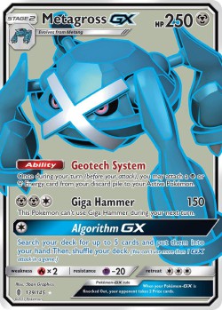 Carte Pokémon: Metagross GX