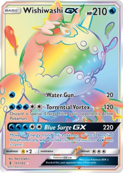 Carte Pokémon: Wishiwashi GX