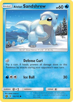 Carte Pokémon: Alolan Sandshrew