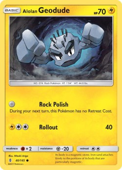 Carte Pokémon: Alolan Geodude