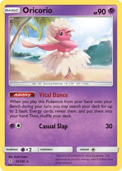 Carte Pokémon: Oricorio