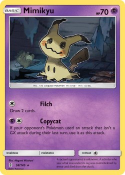 Carte Pokémon: Mimikyu