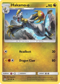 Carte Pokémon: Hakamo-o