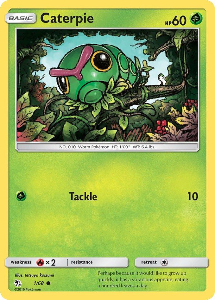 Carte Pokémon: Caterpie [Chenipan]