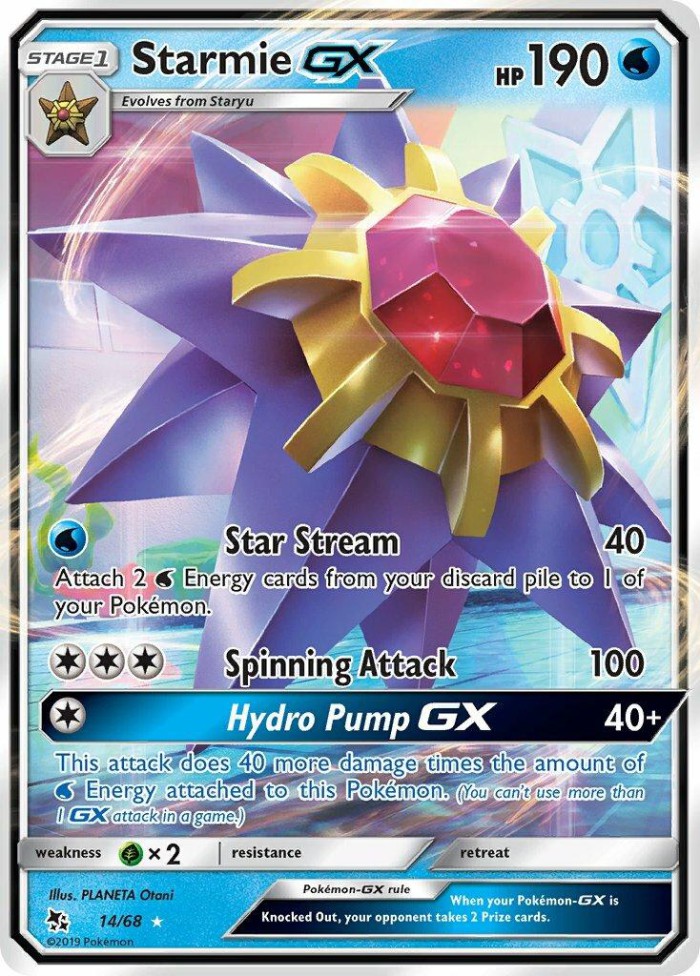 Carte Pokémon: Starmie GX [Staross GX]