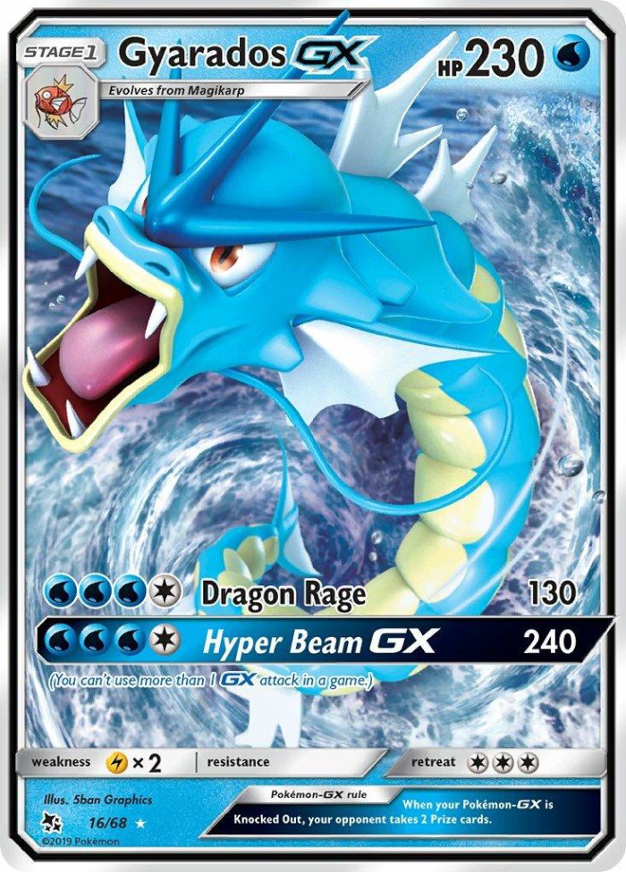 Carte Pokémon: Gyarados GX [Léviator GX]