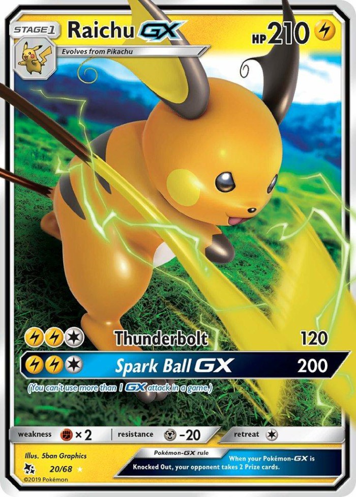 Carte Pokémon: Raichu GX [Raichu GX]