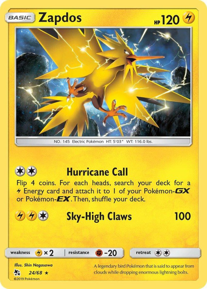 Carte Pokémon: Zapdos [Électhor]