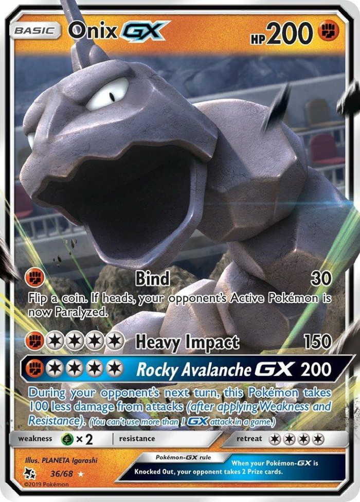 Carte Pokémon: Onix GX [Onix GX]