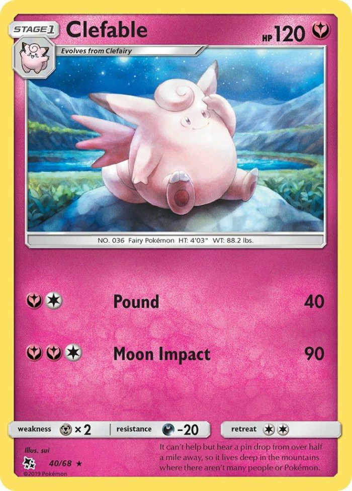 Carte Pokémon: Clefable [Mélodelfe]