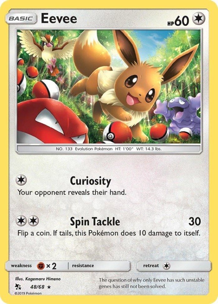 Carte Pokémon: Eevee [Évoli]