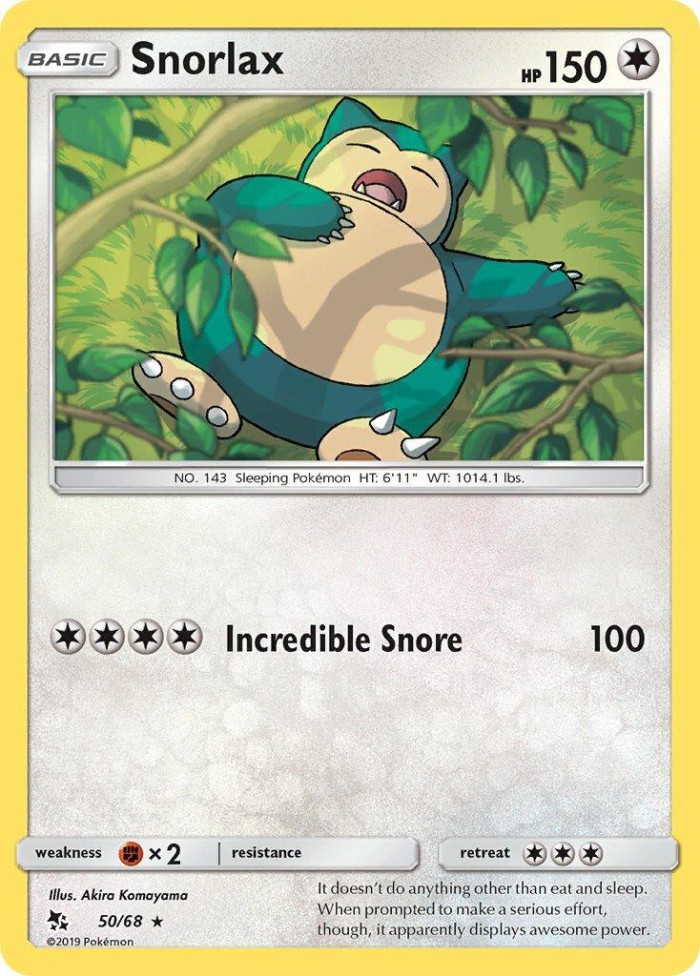 Carte Pokémon: Snorlax [Ronflex]