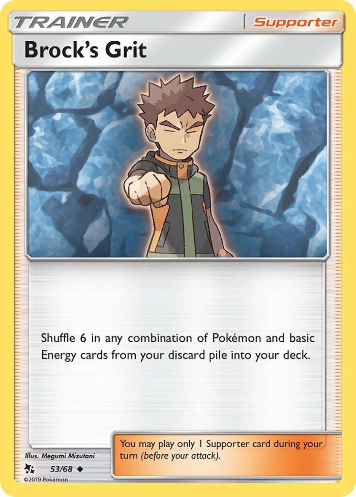 Carte Pokémon: Brock's Grit [Vaillance de Pierre]