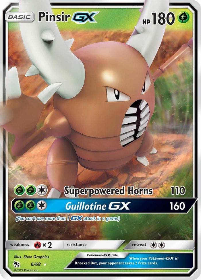 Carte Pokémon: Pinsir GX [Scarabrute GX]