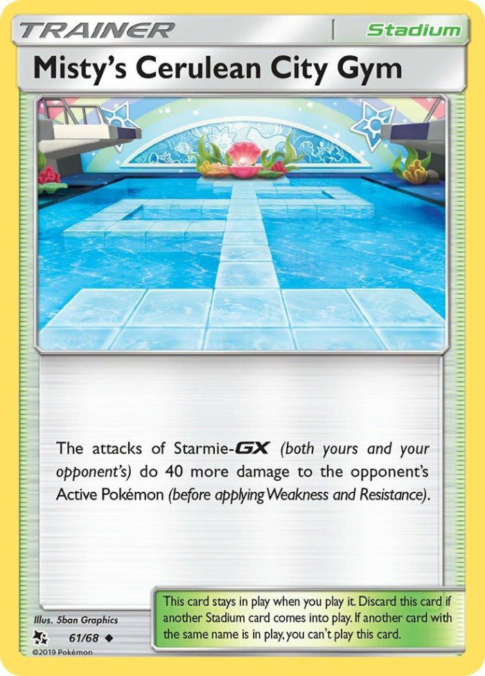 Carte Pokémon: Misty's Cerulean City Gym [Arène d'Azuria d'Ondine]