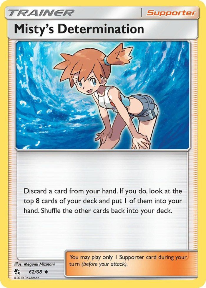 Carte Pokémon: Misty's Determination [Détermination d'Ondine]