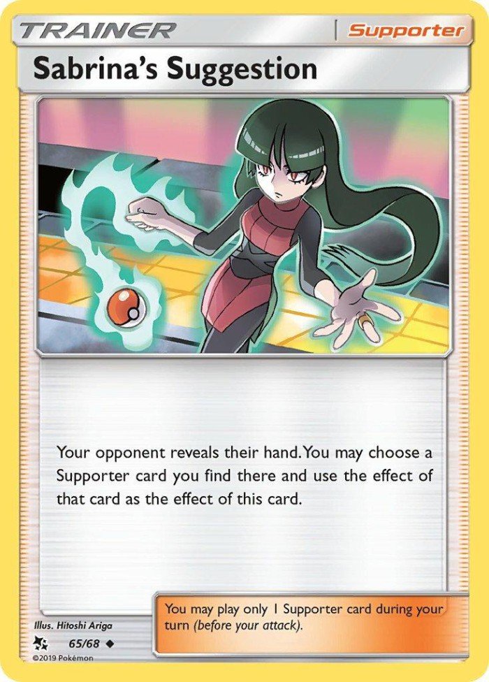 Carte Pokémon: Sabrina's Suggestion [Suggestion de Morgane]