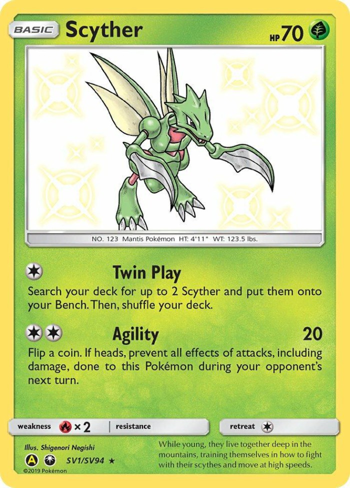 Carte Pokémon: Scyther [Insécateur]