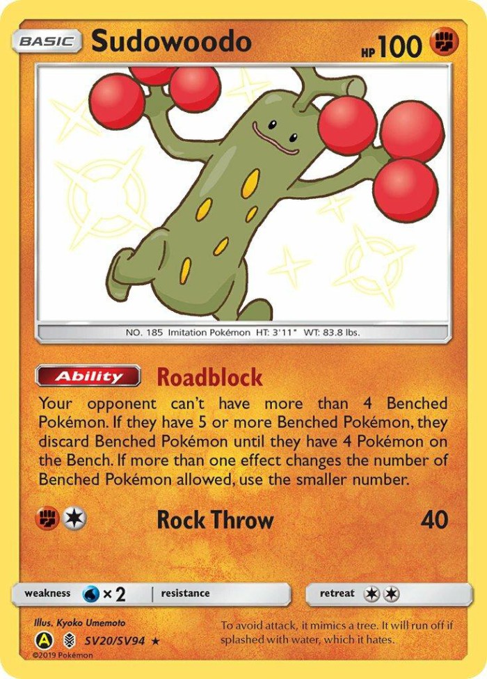 Carte Pokémon: Sudowoodo [Simularbre]