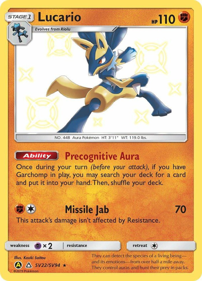 Carte Pokémon: Lucario [Lucario]