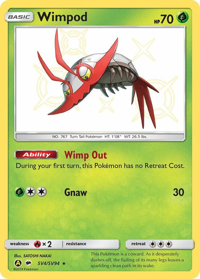 Carte Pokémon: Wimpod [Sovkipou]