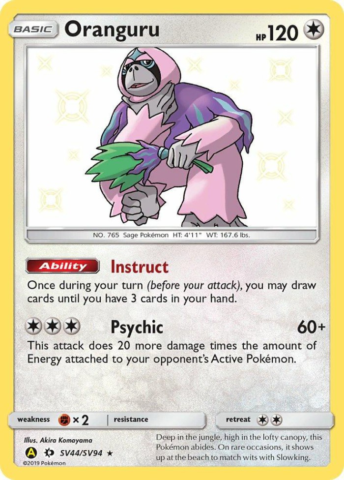 Carte Pokémon: Oranguru [Gouroutan]