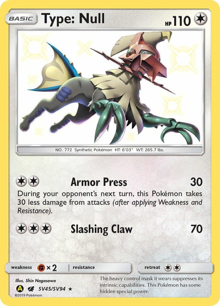 Carte Pokémon: Type: Null [Type:0]