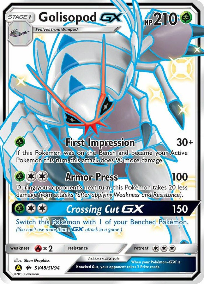 Carte Pokémon: Golisopod GX [Sarmuraï GX]