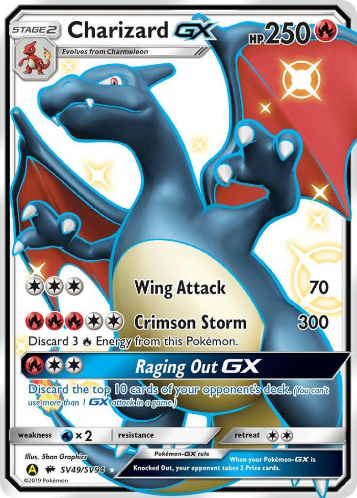 Carte Pokémon: Charizard GX [Dracaufeu GX]