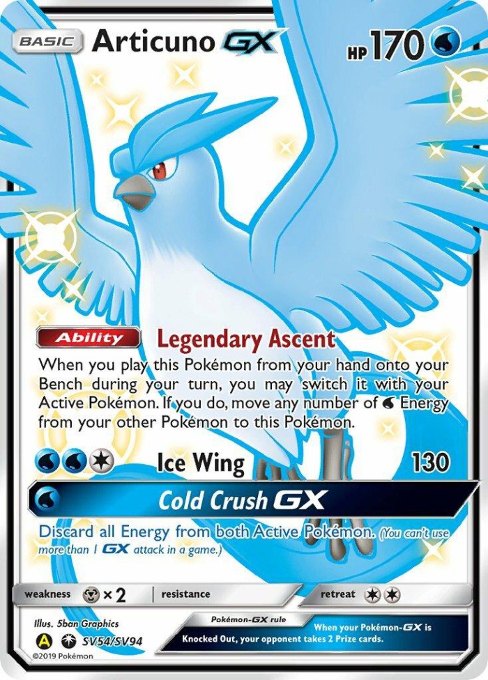 Carte Pokémon: Articuno GX [Artikodin GX]